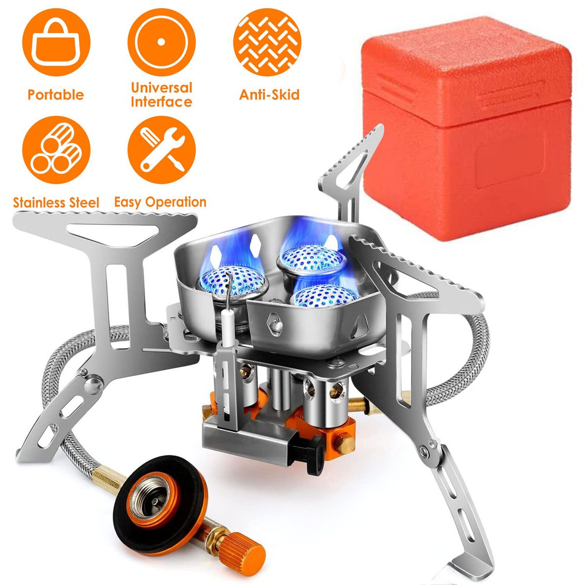 Réchaud 3 feu 6800W 12